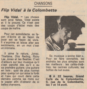 Philippe Vidal à la colombette